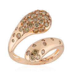 Anillo en oro con Diamante rosa de Francia de Argyle SI1