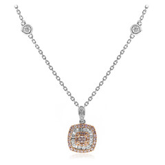 Collar en oro con Diamante rosa I1 (CIRARI)