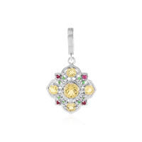 Colgante en plata con Berilo amarillo