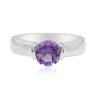 Anillo en plata con Amatista