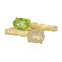 Anillo en plata con Peridoto