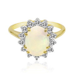 Anillo en oro con Ópalo de Welo (Adela Gold)