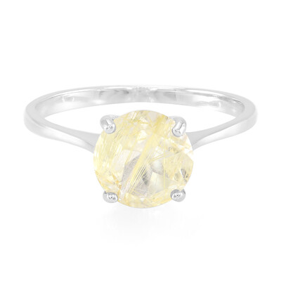 Anillo en plata con Cuarzo rutilado