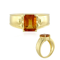 Anillo en plata con Citrino de Madeira