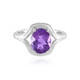 Anillo en plata con Amatista de Marruecos