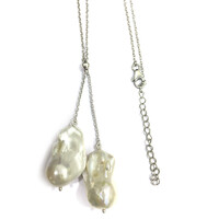 Collar en plata con Perla Freshwater