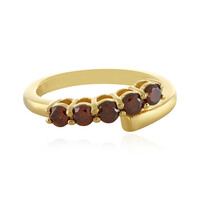 Anillo en plata con Diamante rojo I3
