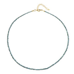 Collar en plata con Diamante azul