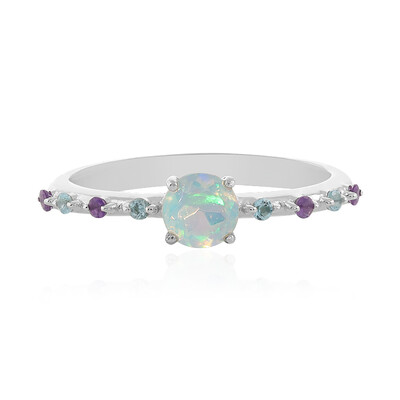 Anillo en plata con Ópalo de Welo