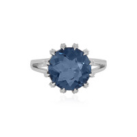 Anillo en plata con Fluorita de color cambiante