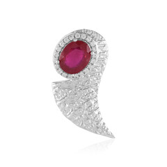 Colgante en plata con Rubí de Bemainty