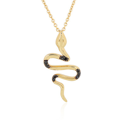 Collar en plata con Diamante negro