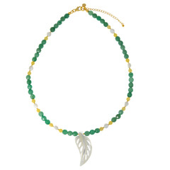 Collar en plata con Nácar