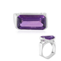 Anillo en plata con Amatista de Siberia (de Melo)