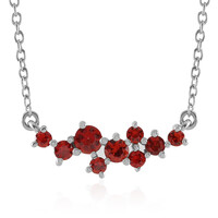 Collar en plata con Rubí de Tanzania (Adela Silber)