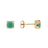 Pendientes en oro con Esmeralda