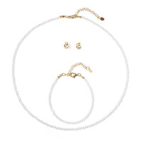 Set en plata con Zircón