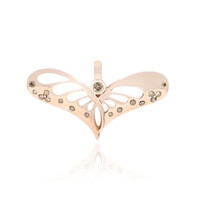 Colgante en oro con Diamante rosa de Francia de Argyle SI1