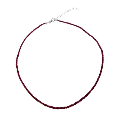 Collar en plata con Rubí de Mozambique