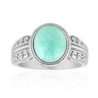 Anillo en plata con Amazonita