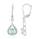 Pendientes en plata con Grandidierita