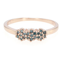 Anillo en plata con Diamante fantasía