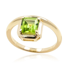 Anillo en oro con Peridoto (de Melo)