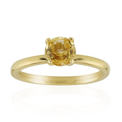 Anillo en plata con Citrino