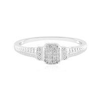Anillo de hombre en plata con Diamante I2 (I)