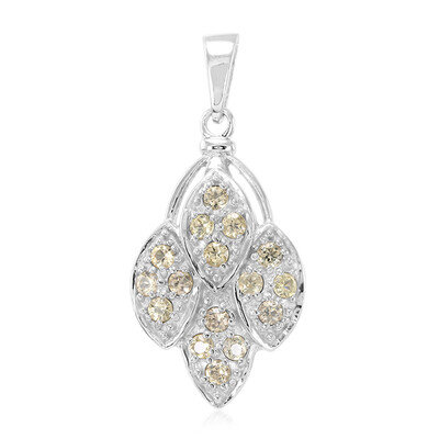 Colgante en plata con Topacio imperial