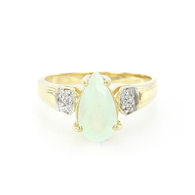 Anillo en plata con Ópalo Paraíba