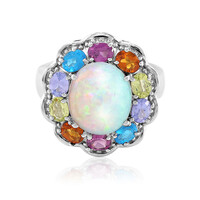 Anillo en plata con Ópalo de Welo