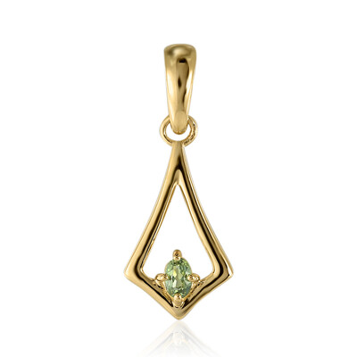 Colgante en oro con Zafiro verde acacia de Queensland (Mark Tremonti)