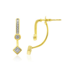 Pendientes en oro con Diamante SI1 (G)