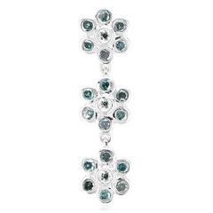 Colgante en plata con Diamante fantasía