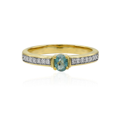 Anillo en oro con Grandidierita (AMAYANI)