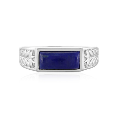 Anillo de hombre en plata con Lapislázuli