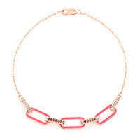 Brazalete en plata con Diamante rojo I4