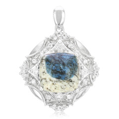 Colgante en plata con Azurita de K2
