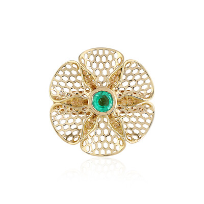 Anillo en oro con Esmeralda de Colombia (Ornaments by de Melo)