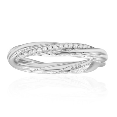 Anillo en plata con Diamante I3 (I)