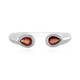 Anillo en plata con Rubí de Tanzania (Adela Silber)