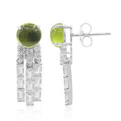 Pendientes en plata con Peridoto (Remy Rotenier)