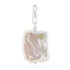 Colgante en plata con Perla blanca Freshwater (TPC)