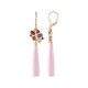 Pendientes en plata con Calcedonia lavanda (KM by Juwelo)