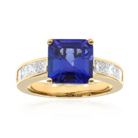 Anillo en oro con Tanzanita AAA (CIRARI)