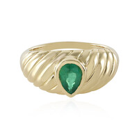 Anillo en oro con Esmeralda de Zambia AAA (de Melo)