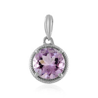 Colgante en plata con Amatista Rosa de Francia