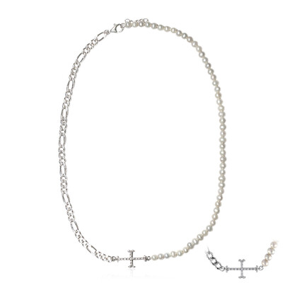 Collar en plata con Perla Freshwater (TPC)