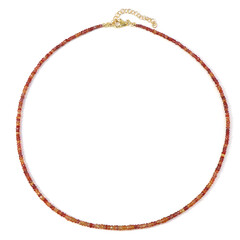 Collar en plata con Zafiro Padparadscha